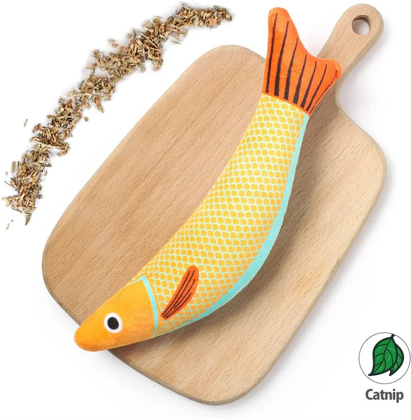 Cat Toy Catnip | 3D Simulation Fish Kitten Toys | Interactive Cat Chew Bite Plush Toys