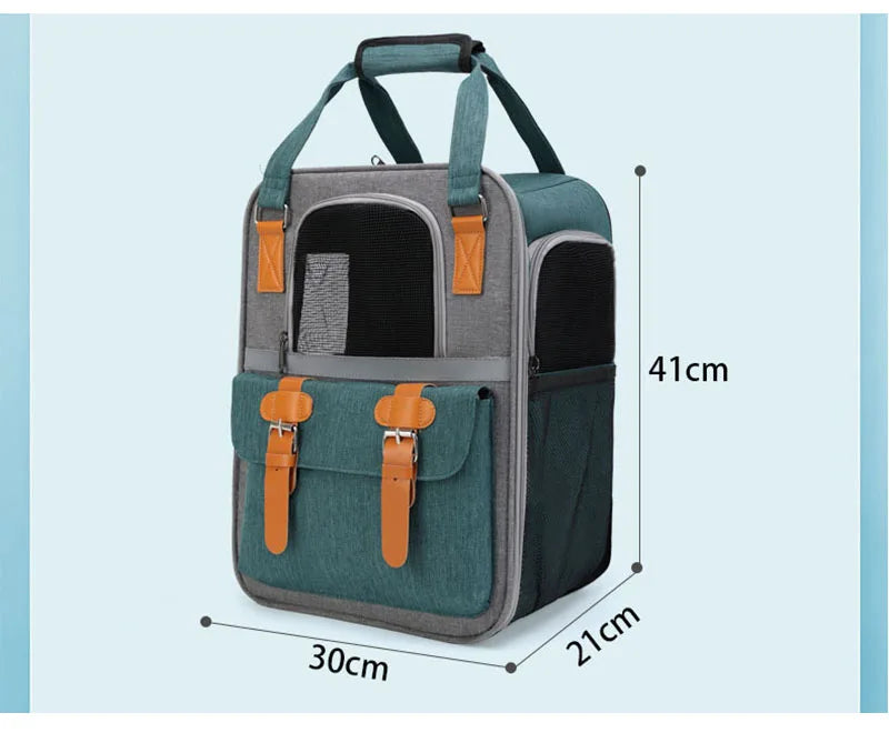 Pet Dog Carrier Bag | Portable Travel Pet Backpack | Breathable Foldable Cat Carrier