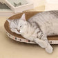 Corrugated Cat Scratcher | Cat Scrapers Round Oval Grinding Claw Toys | Wear-Resistant Cat Bed Nest