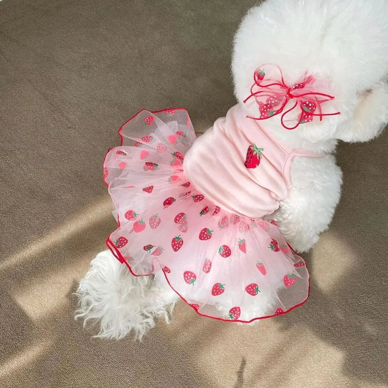 Pet Dog Dress | Thin Puppy Princess Skirt | Summer Dog Clothes