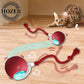 Cat Interactive Ball Toys | Kitten Automatic Rolling Ball | Pet Faux Tail Rechargeable Smart Mouse