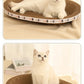 Corrugated Cat Scratcher | Cat Scrapers Round Oval Grinding Claw Toys | Wear-Resistant Cat Bed