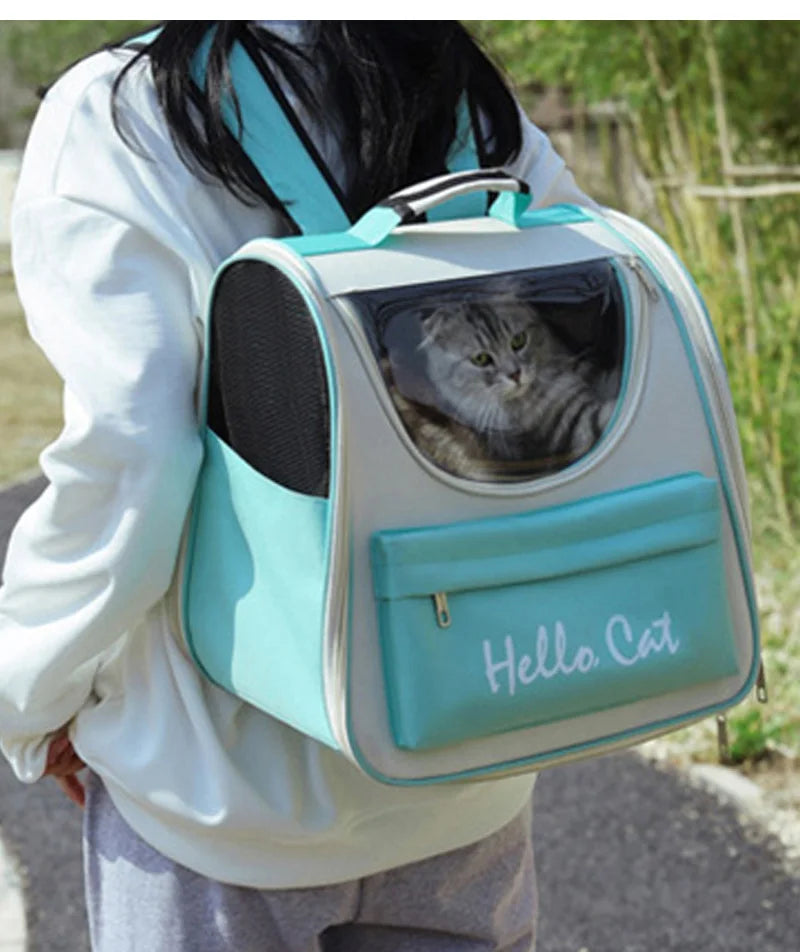 Portable Cat Carrier Bags | Breathable Pet Shoulder Bag | Travel Space Capsule Cage