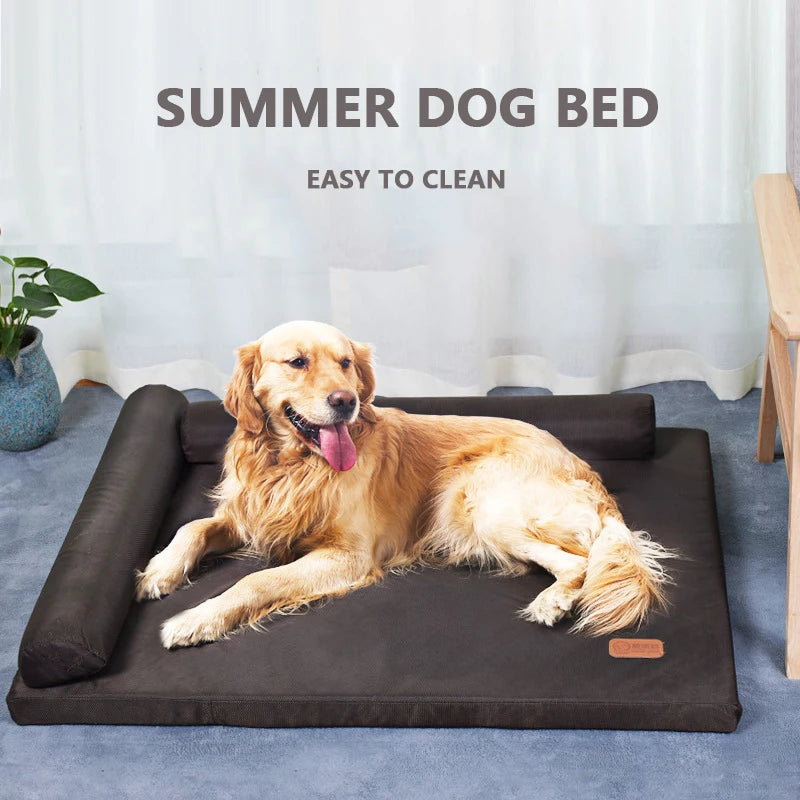 Summer Dog Bed | Sofa for Small Medium Large Dogs | Detachable Wash Puppy Bed