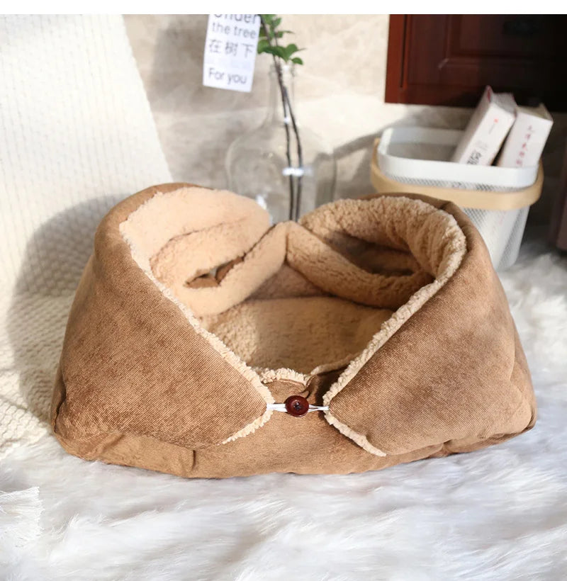 Warm Thickened Cat Bed | Multifunctional Foldable Pet Mat | Indoor Kitten Sleeping Mat