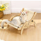 Wooden Cat Scratcher Board | Adjustable Kitten Recliner | Pet Sleeping Bed