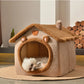 Foldable Dog House | Pet Bed for Small Dogs | Winter Warm Cat Bed Nest | Comfortable Puppy Cave