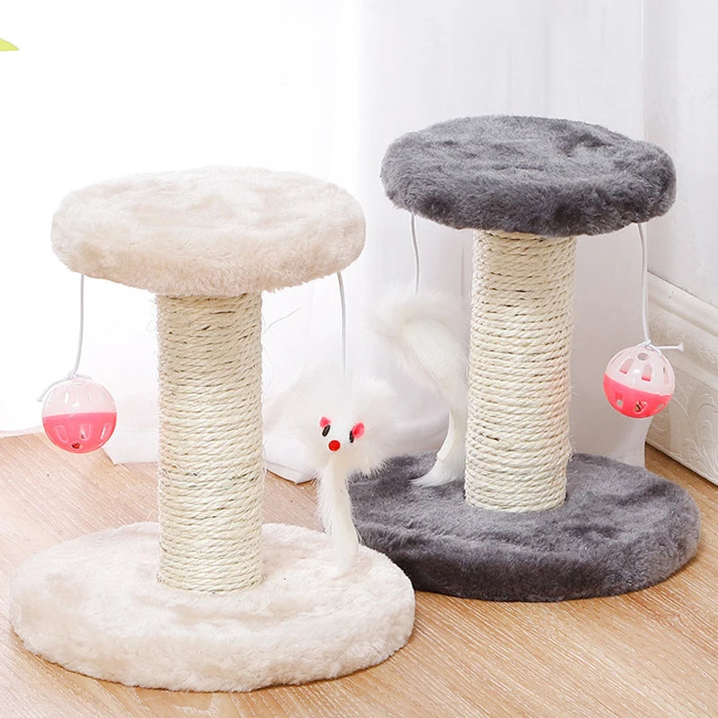 Indoor Cat Scratching Post | Sisal Cat Scratcher | Interactive Pet Toys