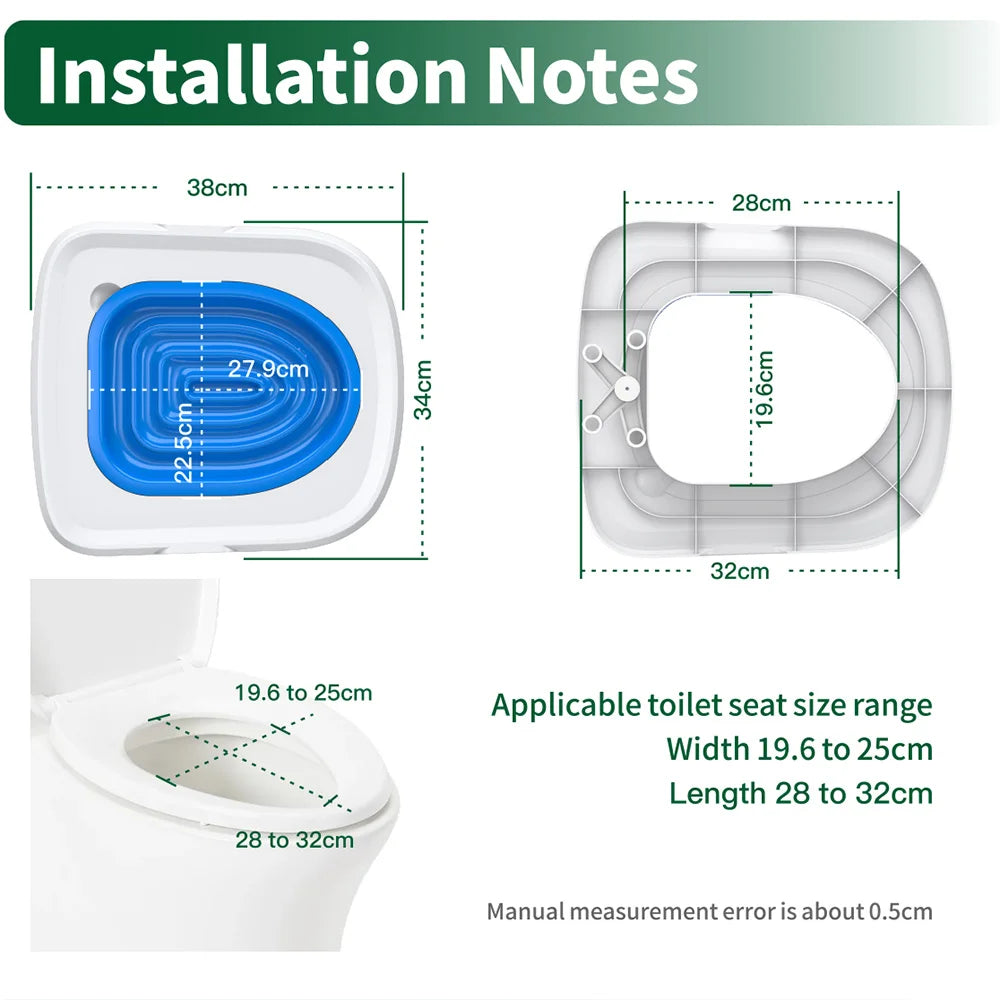 Cat Toilet Trainer Litter Box | Kitten Toilet Training | Reusable Simple Installation