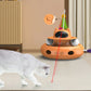 4-In-1 Interactive Cat Toy | Smart Kitten Teaser Stick | Pet Turntable Training Toys