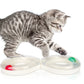 Interactive Cat Turntable Toys | Kitten Puzzle Track Toy with Balls