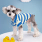 Casual Dog Clothes | Pet Polo T-Shirt | Stripped Puppy Clothing