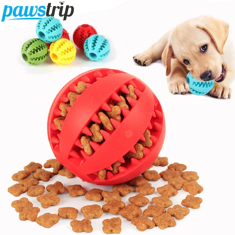 Interactive Dog Toys | Elasticity Pet Chew Toy | Puppy Extra-Tough Rubber Ball