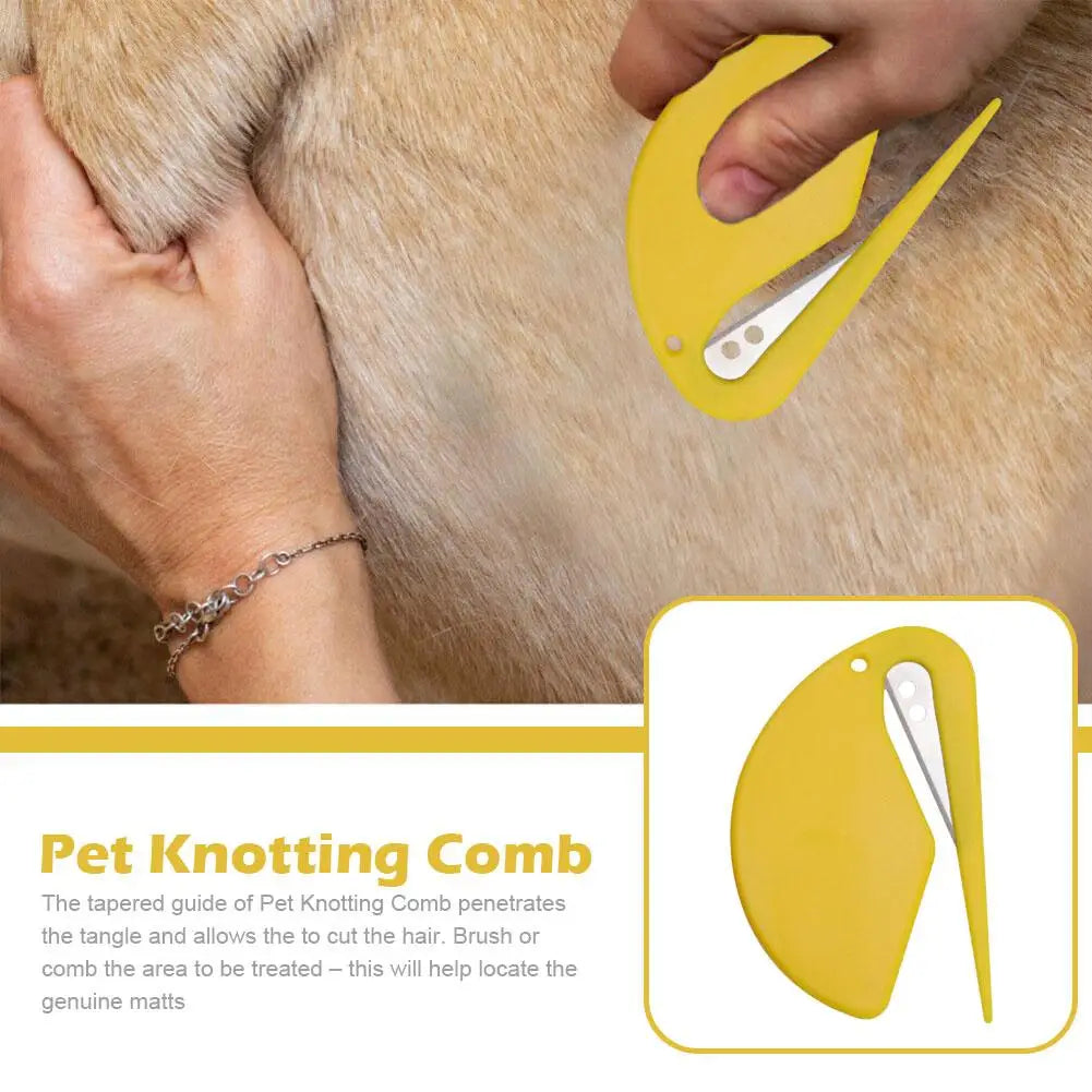 Cat Dog Comb | Pet Open Knot Comb | Kitten Puppy Hair Fur Grooming Trimmer