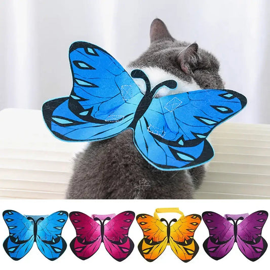 Cat Costume Wings | Pet Soft Attachment | Kitten Comfortable Butterfly Cosplay