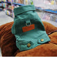 Pet Dog Coat with D-Ring | Spring Summer Dog Clothes | Puppy Outfits Jacket