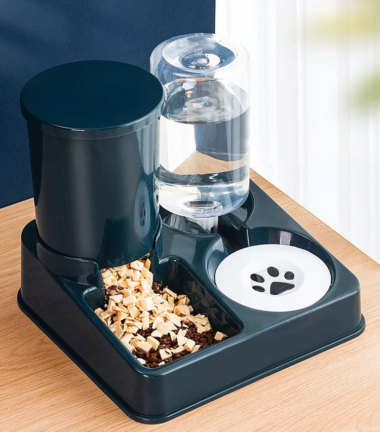 Automatic Cat Feeder | Large Capacity Pet Water Dispenser | Pet Food Container