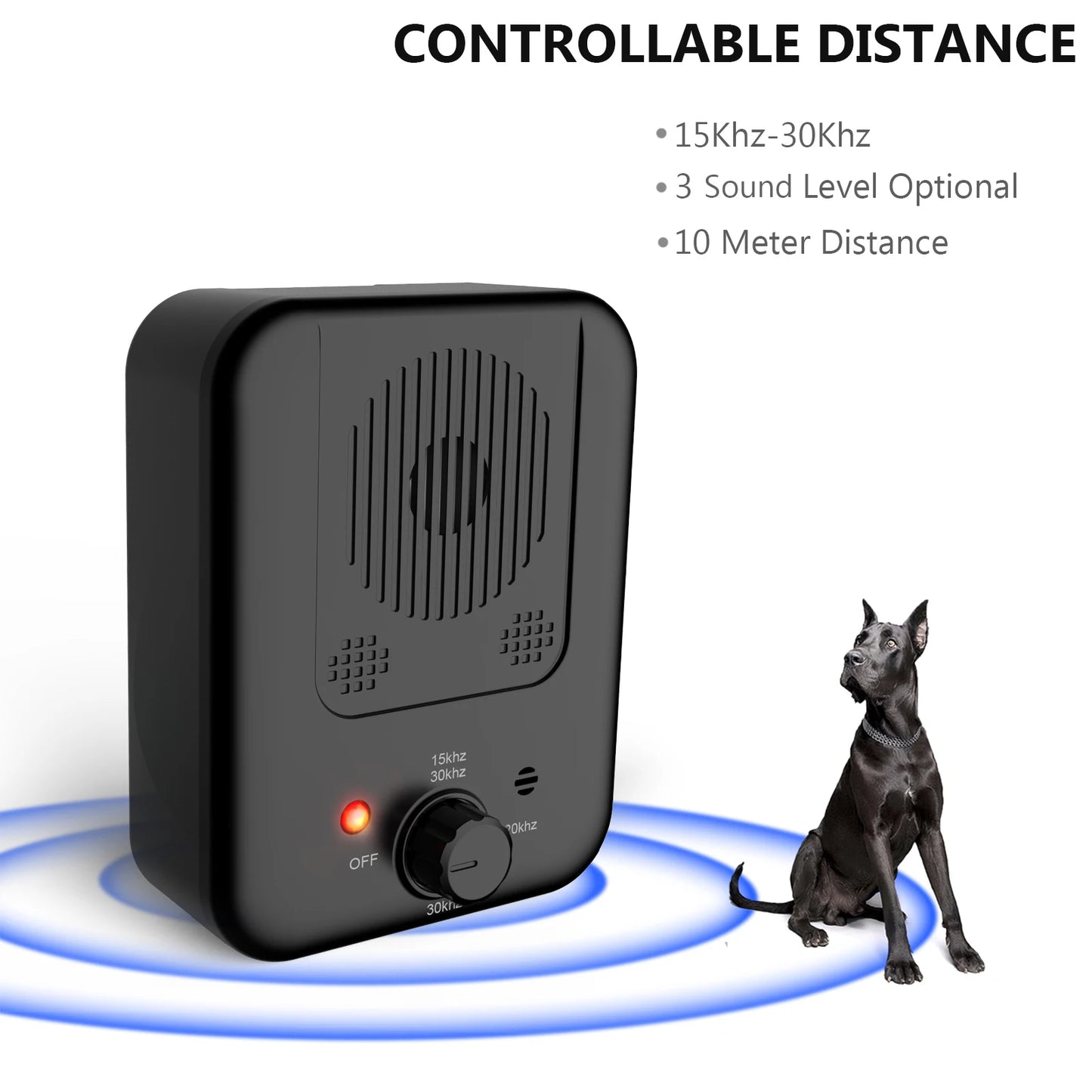 K4 Anti-Barking Device | Dog Bark Control Behavior | Puppy Training Waterproof Rechargeable Tool