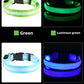 Dog Collar Nylon LED Light | Night Safety Flashing Glow In The Dark Pet Leash