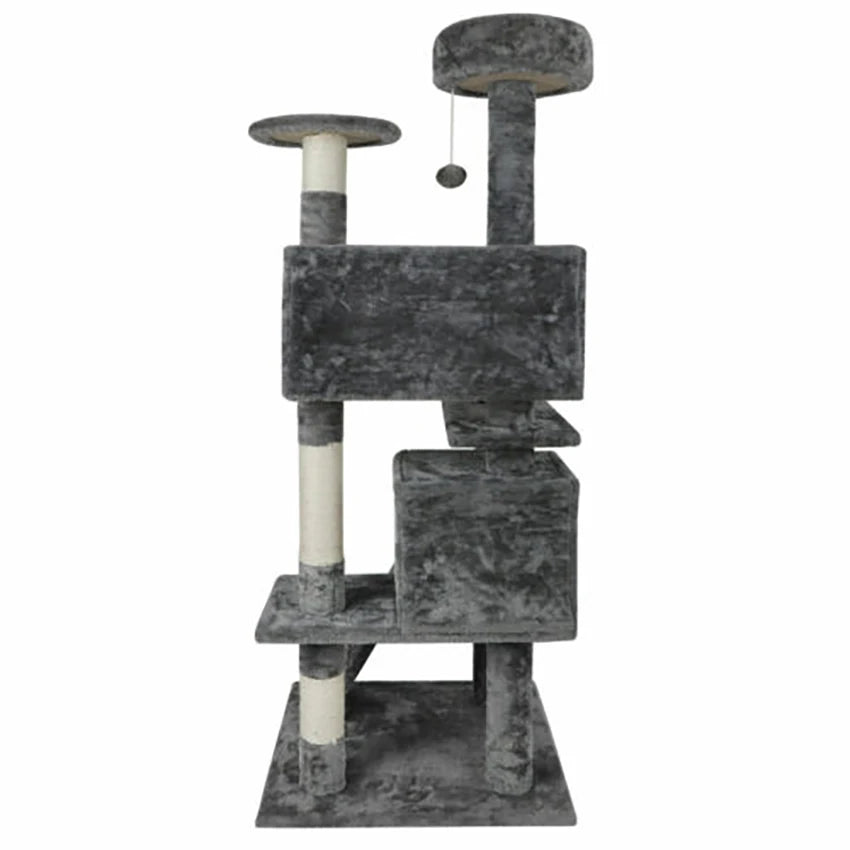 Cat Tree Tower | 55" Kitten Pet Center | Large Kitten Playing House Condo