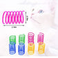 Interactive Cat Toy | Spring Toys for Kitten | Colorful Pet Coil Spiral Springs