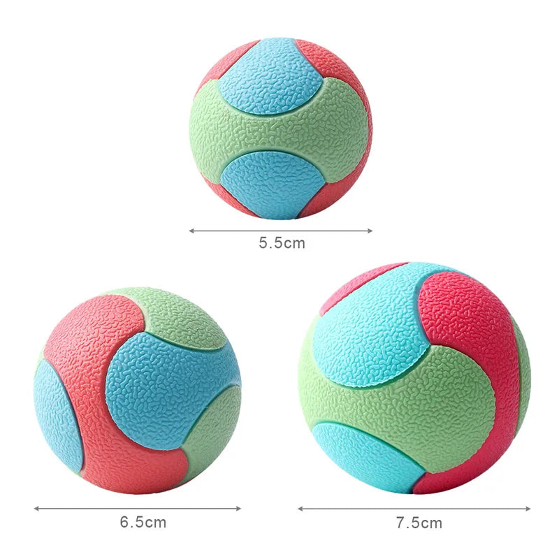 Bite Resistant Bouncy Ball Dog Toys | Tooth Cleaning Ball | Dog Chew Toys Pet Training