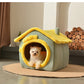 Foldable Dog House | Pet Bed for Small Dogs | Winter Warm Cat Bed Nest | Comfortable Puppy Cave