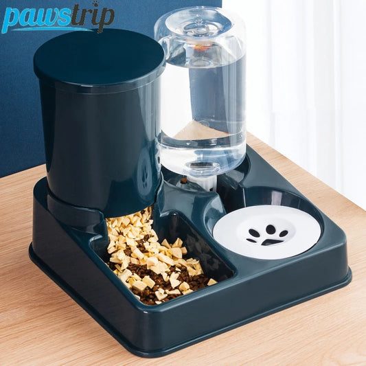 Automatic Cat Feeder | Large Capacity Pet Water Dispenser | Pet Food Container