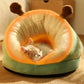 Winter Warm Pet Bed | Soft Cozy Cat Cave | Kitten House Nest Sleep Bag