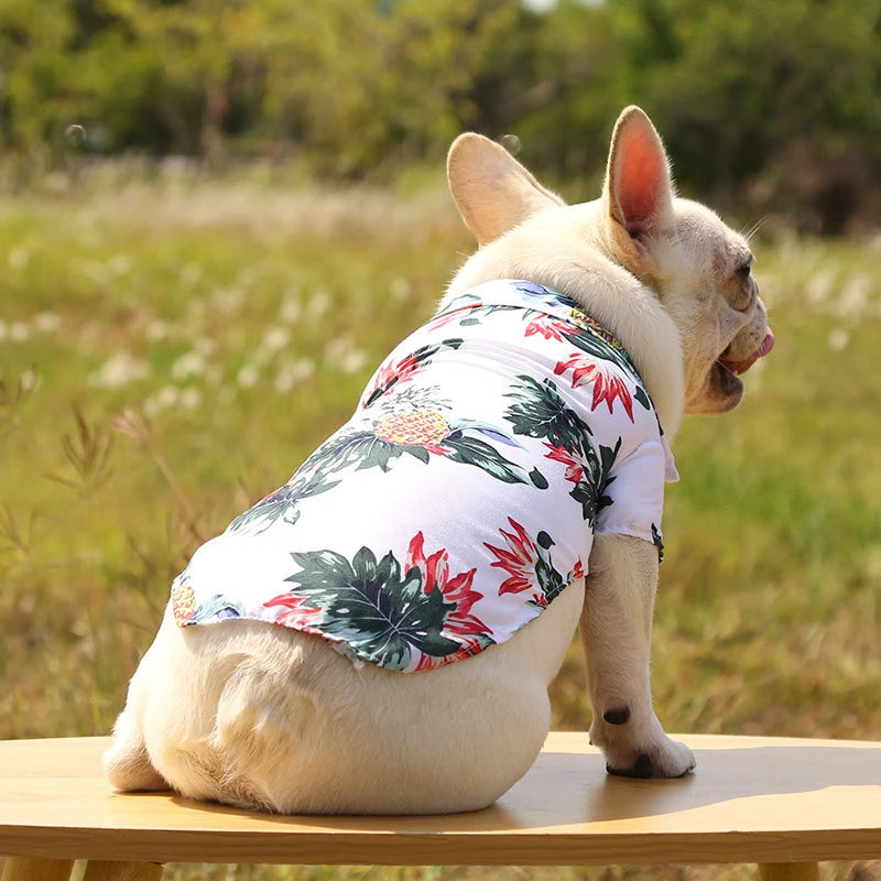 Hawaiian Style Dog Shirt | Summer Pet Dog Clothes | Puppy Clothing Outfits