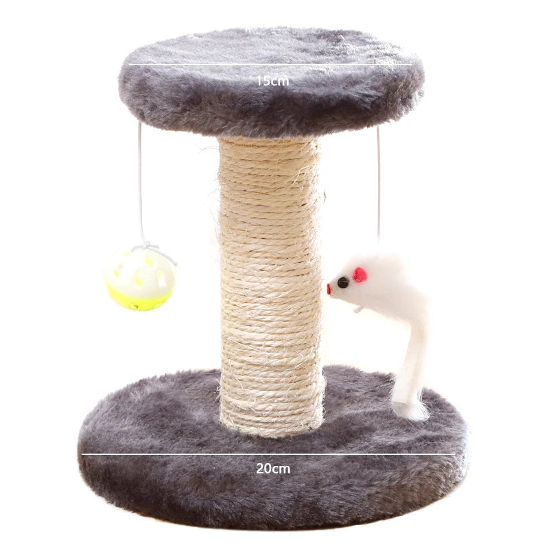 Indoor Cat Scratching Post | Sisal Cat Scratcher | Interactive Pet Toys