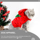 Pet Strawberry Costume | Cat Christmas Cosplay | Kitten Plush Warm Sweater