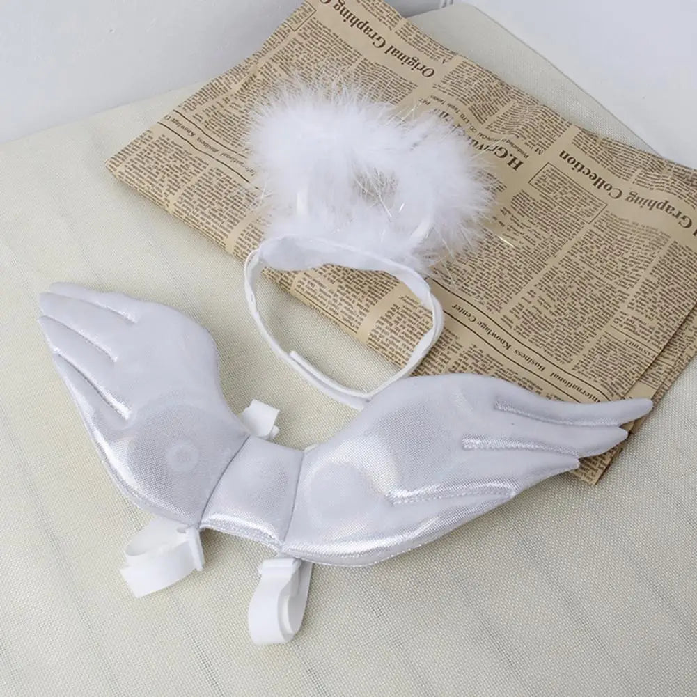 Adjustable Pet Wings | Angel Wings Cat Clothes | Kitten Costume Set