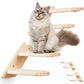 Eco-Friendly Wooden Cat Tree | Wall Mounted Cat Hammock | 2/4 Steps Cat Climbing Shelf