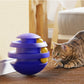 3 Layers Cat Toy | Interactive Tower Turntable Toys | Kitten Ball Training Tumbler