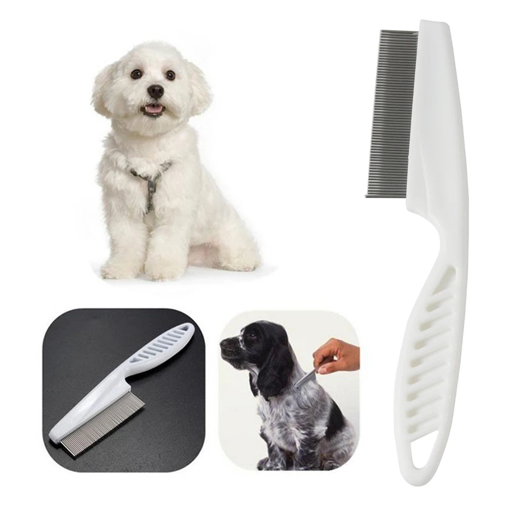 Cat Grooming Care | Protect Flea Comb for Dog | Pet Stainless Steel Hair Comb