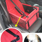 Foldable Dog Car Seat Cover | Travel Dog Car Seat with Storage Pockets | Pet Booster Basket