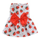 Floral Princess Dog Dress | Spring Summer Pet Clothes | Printed Puppy Skirt