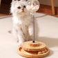 Interactive Pet Toy | Cat Turntable Toys | Kitten Playing Slow Feeders