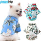 Hawaiian Style Dog Shirt | Summer Pet Clothes | Puppy Clothing Outfits