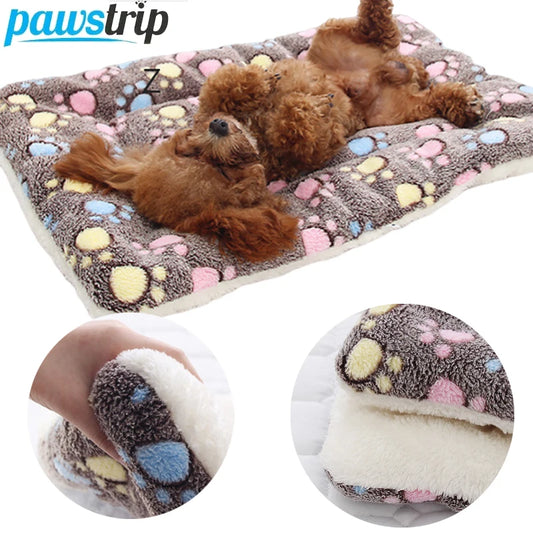 Soft Dog Bed | Winter Warm Dog Sleeping Mat | Thickened Pet Mat Blanket