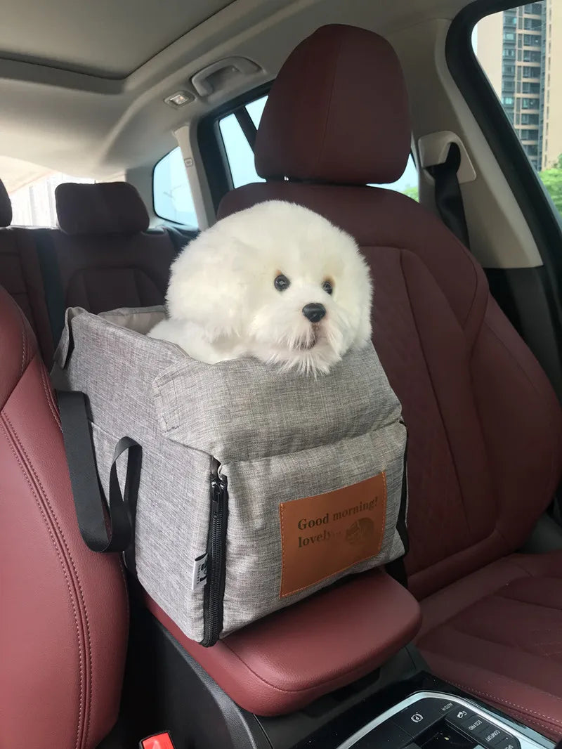 Portable Pet Car Seat | Central Safety Travel Cat Bed | Transport Dog Carrier Protector