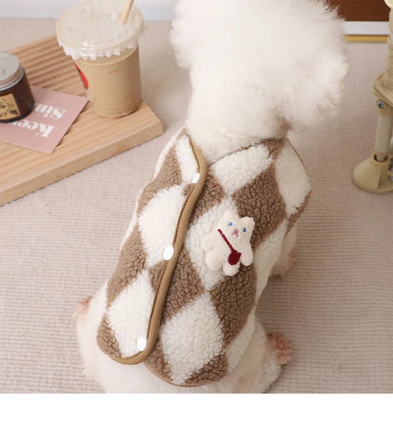 Autumn Winter Dog Clothes | Warm Pet Dog Coat Jacket | Soft Pet Vest