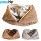 Warm Thickened Cat Bed | Multifunctional Foldable Pet Mat | Indoor Kitten Sleeping Mat