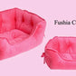 Cute Bow Princess Dog Bed | Winter Soft Puppy Sofa | Warm Cat Pet Bed