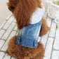 Denim Dog Clothes | Cowboy Pet Dog Coat | Puppy Clothing Jeans Jacket Vest