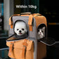 Pet Dog Carrier Bag | Portable Travel Pet Backpack | Breathable Foldable Cat Carrier