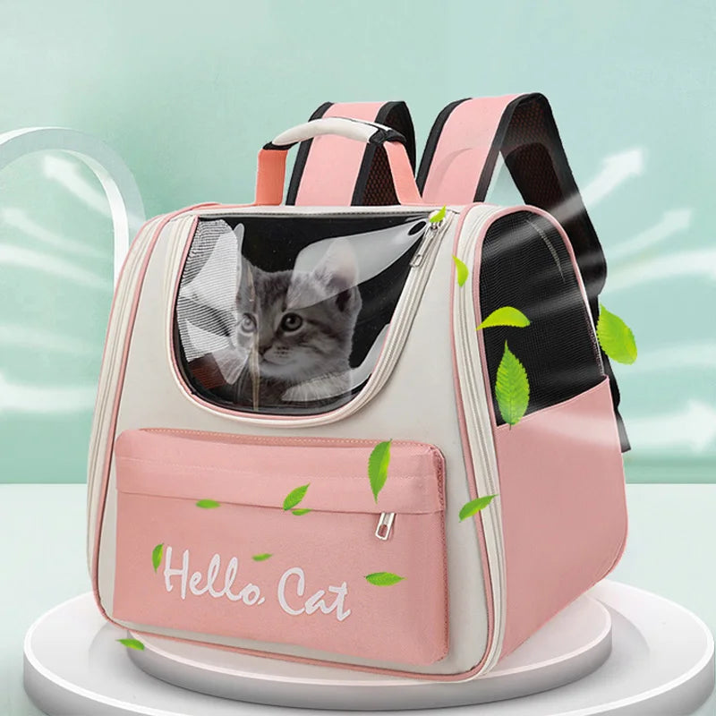 Portable Cat Carrier Bags | Breathable Pet Shoulder Bag | Travel Space Capsule Cage