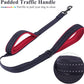 Long Traffic Padded 2-Handle Pet Leash | Double Handle Nylon Dog Leash For Training Control