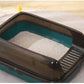 Anti-Splash Cat Litter Box | Semi-Closed Cat Bedpan with Scoop | Sandbox Cat Tray